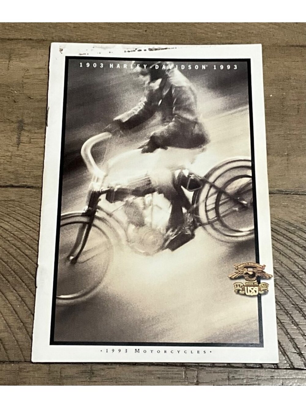 1993 HARLEY DAVIDSON MOTORCYCLES CATALOG BROCHURE